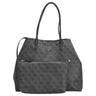 Guess Eco Victtoria - Shopper 2in1 L 40 cm (coal logo) - Markenkoffer