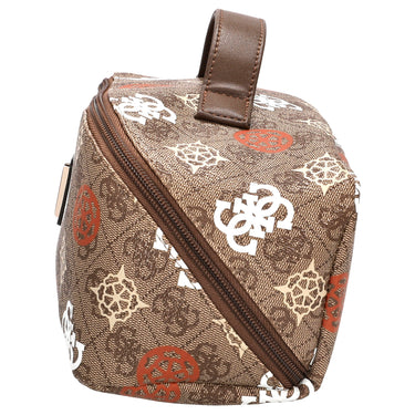 Guess Eliette Logo Large - Kulturbeutel L (latte logo/ginger) - Markenkoffer