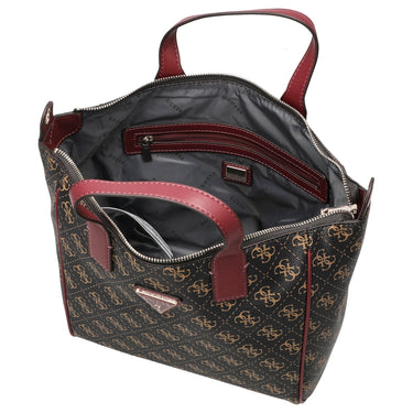 Guess Follie Small Tote - Shopper S (brown logo) - Markenkoffer