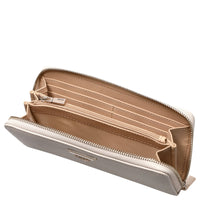 Guess Laurel II SLG Large Zip Around - Geldbörse 12cc 20 cm (bone) - Markenkoffer