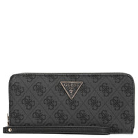 Guess Laurel II SLG Large Zip Around - Geldbörse 12cc 20.5 cm (coal logo)