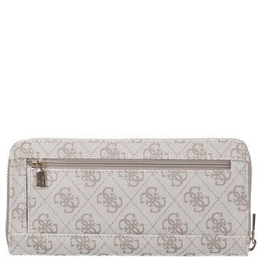 Guess Laurel II SLG Large Zip Around - Geldbörse 12cc 20.5 cm (dark taupe logo) - Markenkoffer