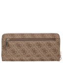 Guess Laurel II SLG Large Zip Around - Geldbörse 12cc 20.5 cm (latte logo) - Markenkoffer