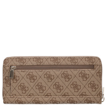 Guess Laurel II SLG Large Zip Around - Geldbörse 12cc 20.5 cm (latte logo) - Markenkoffer