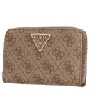 Guess Laurel II SLG Medium Zip Around - Geldbörse 4cc 14.5 cm (latte logo) - Markenkoffer
