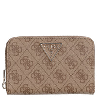 Guess Laurel II SLG Medium Zip Around - Geldbörse 4cc 14.5 cm (latte logo) - Markenkoffer