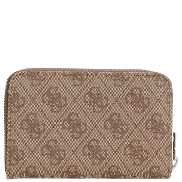 Guess Laurel II SLG Medium Zip Around - Geldbörse 4cc 14.5 cm (latte logo) - Markenkoffer