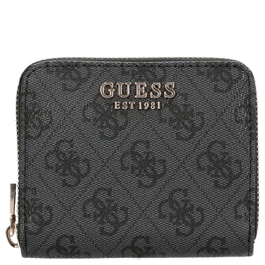 Guess Laurel II SLG Small Zip Around - Geldbörse 3cc 11 cm (coal logo) - Markenkoffer