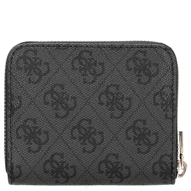 Guess Laurel II SLG Small Zip Around - Geldbörse 3cc 11 cm (coal logo) - Markenkoffer