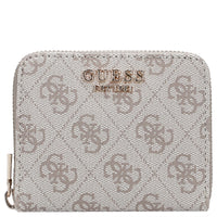Guess Laurel II SLG Small Zip Around - Geldbörse 3cc 11 cm (dark taupe logo)