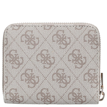 Guess Laurel II SLG Small Zip Around - Geldbörse 3cc 11 cm (dark taupe logo) - Markenkoffer