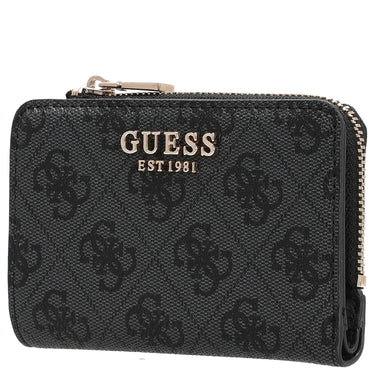 Guess Laurel II SLG Zip Around - Kreditkartenetui 4cc 12 cm (coal logo) - Markenkoffer