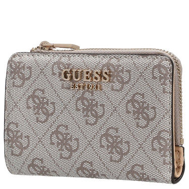 Guess Laurel II SLG Zip Around - Kreditkartenetui 4cc 12 cm (dark taupe logo) - Markenkoffer