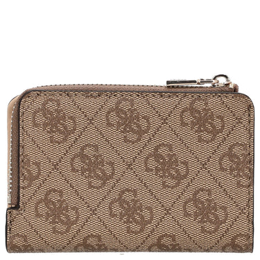 Guess Laurel II SLG Zip Around - Kreditkartenetui 4cc 12 cm (latte logo) - Markenkoffer