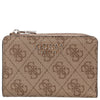 Guess Laurel II SLG Zip Around - Kreditkartenetui 4cc 12 cm (latte logo)