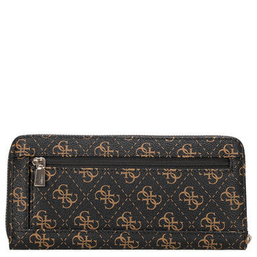 Guess Laurel ll SLG Large Zip - Geldbörse (brown logo) - Markenkoffer