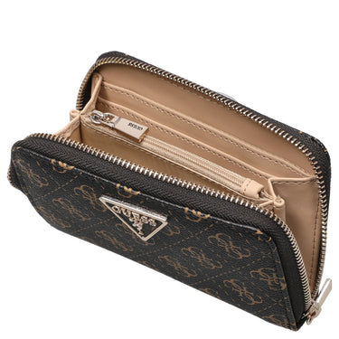 Guess Laurel ll SLG MED Zip - Geldbörse (brown logo) - Markenkoffer