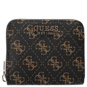 Guess Laurel ll SLG Small Zip - Geldbörse 3cc 11 cm (brown logo) - Markenkoffer