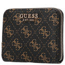 Guess Laurel ll SLG Small Zip - Geldbörse 3cc 11 cm (brown logo) - Markenkoffer
