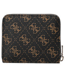 Guess Laurel ll SLG Small Zip - Geldbörse 3cc 11 cm (brown logo) - Markenkoffer