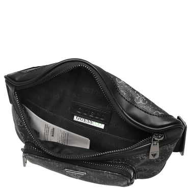 Guess Milano Bumbag M - Gürteltasche M 23 cm (dark black) - Markenkoffer