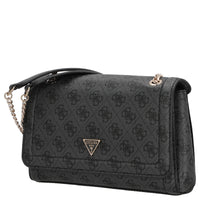 Guess Noelle II Convertible Xbody Flap - Umhängetasche 24 cm (coal logo) - Markenkoffer