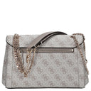 Guess Noelle II Convertible Xbody Flap - Umhängetasche 24 cm (dark taupe logo) - Markenkoffer