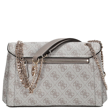 Guess Noelle II Convertible Xbody Flap - Umhängetasche 24 cm (dark taupe logo) - Markenkoffer