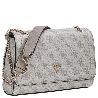 Guess Noelle II Convertible Xbody Flap - Umhängetasche 24 cm (dark taupe logo) - Markenkoffer