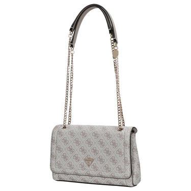 Guess Noelle II Convertible Xbody Flap - Umhängetasche 24 cm (dark taupe logo) - Markenkoffer