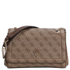 Guess Noelle II Convertible Xbody Flap - Umhängetasche 24 cm (latte logo/brown)