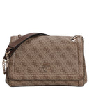 Guess Noelle II Convertible Xbody Flap - Umhängetasche 24 cm (latte logo/brown) - Markenkoffer