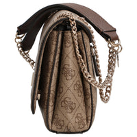 Guess Noelle II Convertible Xbody Flap - Umhängetasche 24 cm (latte logo/brown) - Ansicht 3
