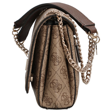 Guess Noelle II Convertible Xbody Flap - Umhängetasche 24 cm (latte logo/brown) - Markenkoffer