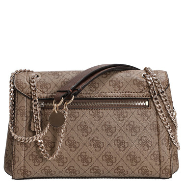 Guess Noelle II Convertible Xbody Flap - Umhängetasche 24 cm (latte logo/brown) - Markenkoffer