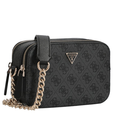 Guess Noelle II Crossbody - Umhängetasche 20 cm (coal logo) - Markenkoffer