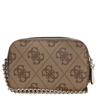 Guess Noelle II Crossbody - Umhängetasche 20 cm (latte logo) - Markenkoffer