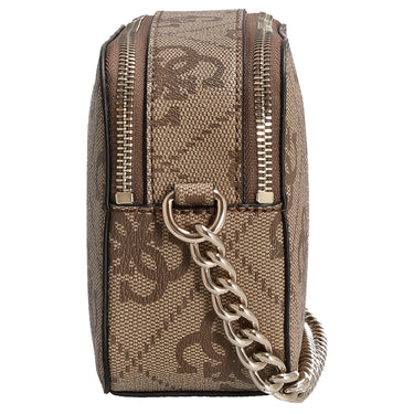 Guess Noelle II Crossbody - Umhängetasche 20 cm (latte logo) - Markenkoffer
