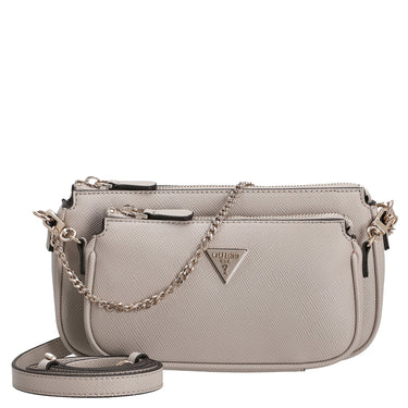 Guess Noelle II DBL Pouch - Umhängetasche 24 cm (taupe) - Markenkoffer