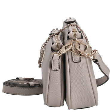 Guess Noelle II DBL Pouch - Umhängetasche 24 cm (taupe) - Markenkoffer