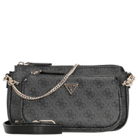 Guess Noelle II DBL - Umhängetasche 24 cm (coal logo) - Markenkoffer