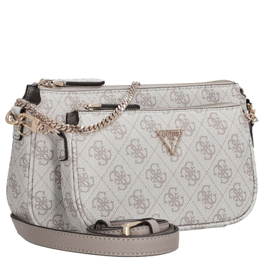 Guess Noelle II DBL - Umhängetasche 24 cm (dark taupe logo) - Markenkoffer