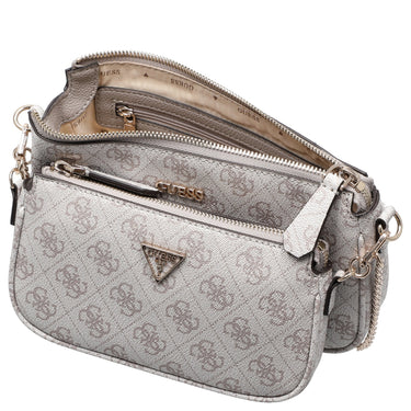 Guess Noelle II DBL - Umhängetasche 24 cm (dark taupe logo) - Markenkoffer