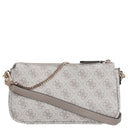 Guess Noelle II DBL - Umhängetasche 24 cm (dark taupe logo) - Markenkoffer