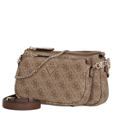 Guess Noelle II DBL - Umhängetasche 24 cm (latte logo/brown) - Markenkoffer