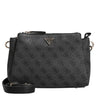 Guess Noelle II TRI Comp - Umhängetasche 24 cm (coal logo) - Markenkoffer