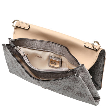 Guess Noelle II Xbody - Clutch 21 cm (dark taupe logo) - Markenkoffer