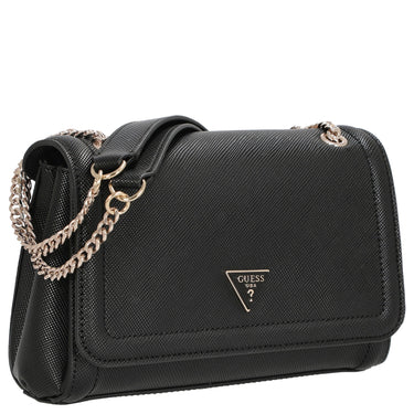 Guess Noelle II Xbody Flap - Umhängetasche 24 cm (black) - Markenkoffer