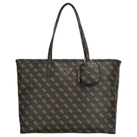 Guess Power Play II Tech Tote - Shopper L mit herausnehmbarer Pouch 39 cm (brown logo) - Markenkoffer