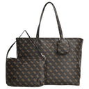 Guess Power Play II Tech Tote - Shopper L mit herausnehmbarer Pouch 39 cm (brown logo) - Markenkoffer